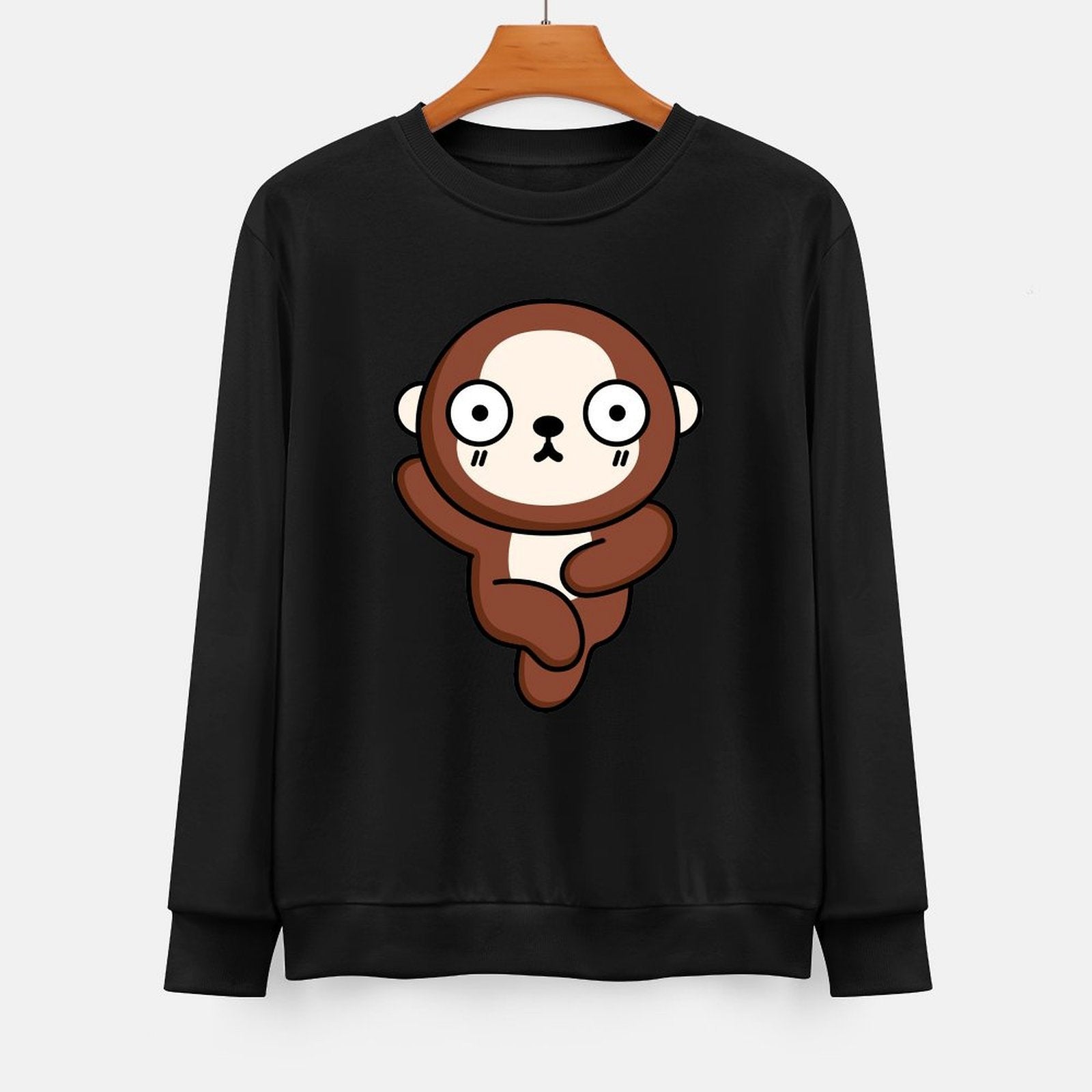 Front Patterned Long Sleeve TopClean Edges YearRound